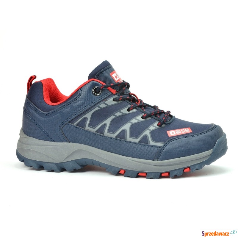 Trekkingi  BIG STAR GG274456 granatowe - Buty sportowe miejskie... - Kielce
