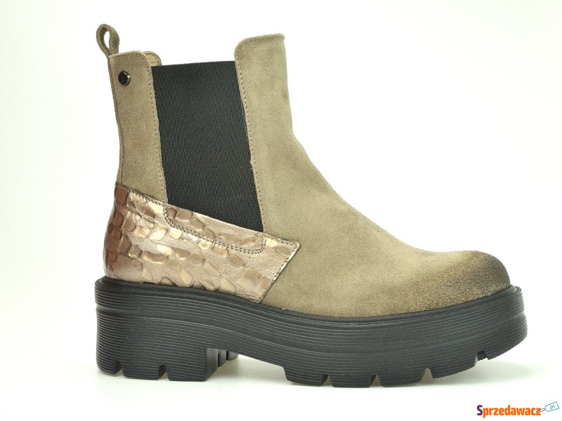 Botki  Lemar 60318 W. taupe + odessa - Botki damskie - Kalisz