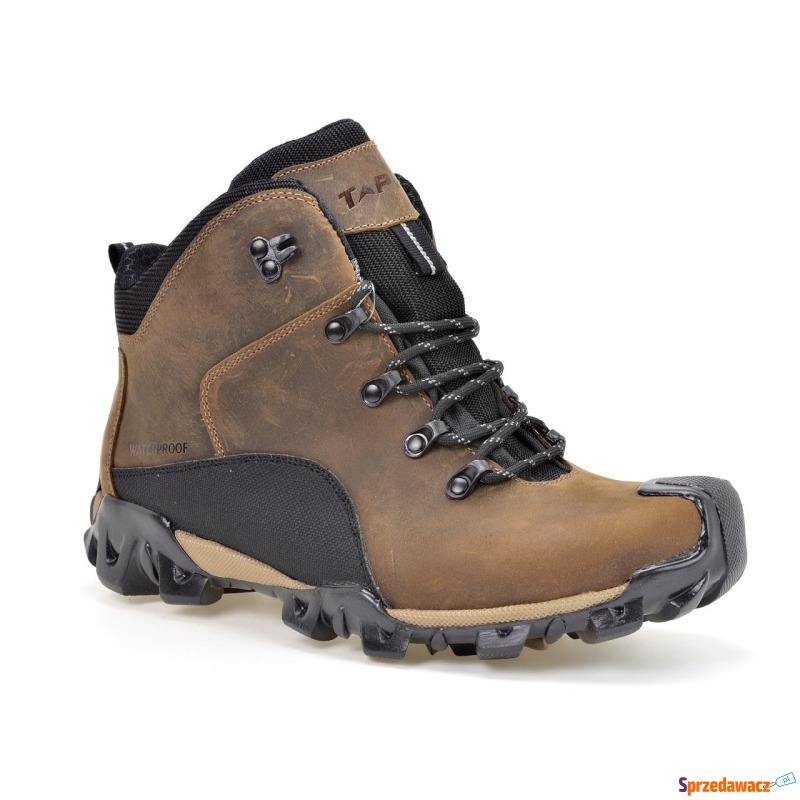Obuwie trekkingowe Tapi J-4163 brązowy - Buty górskie, trekkingowe - Głogów