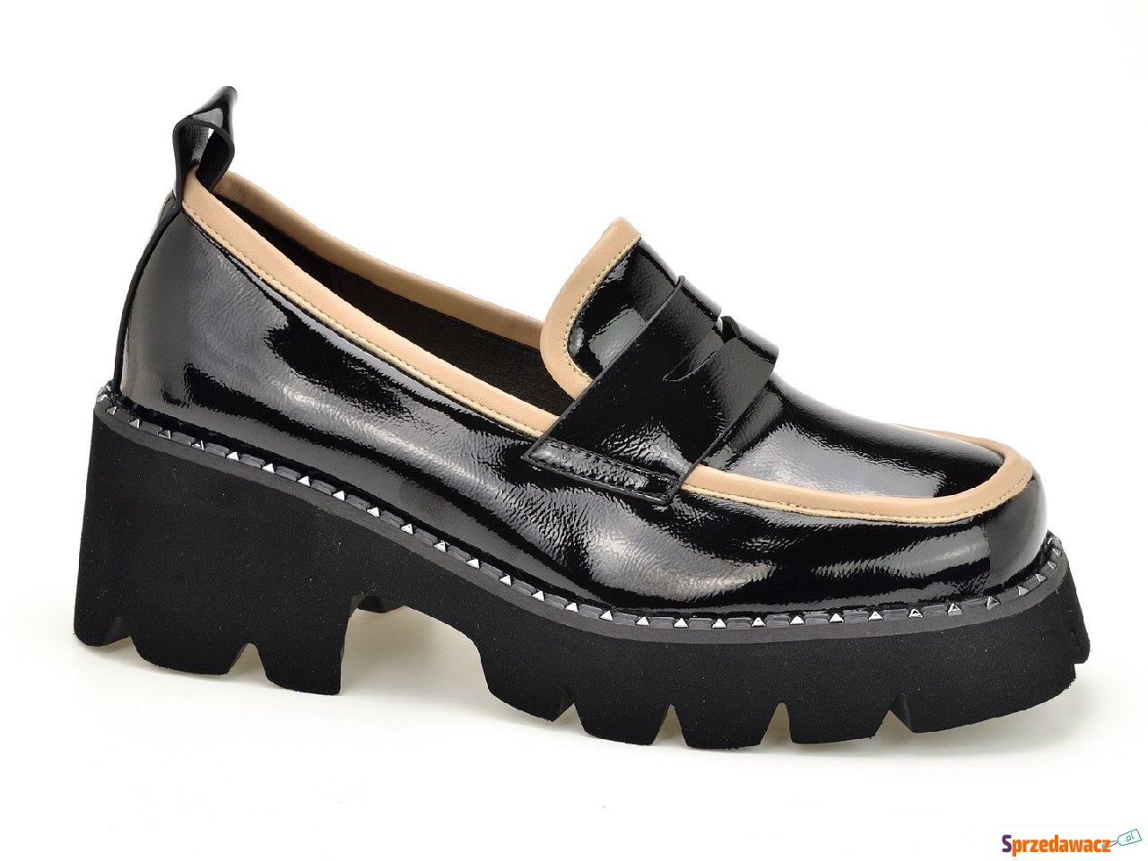 Mokasyny S.Barski  MR870-32 czarne