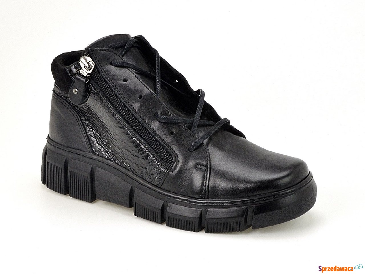 Botki  Axel 4481 czarny + czarny...