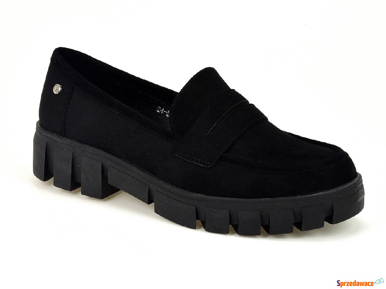 Mokasyny Vinceza 58275 czarny zamsz