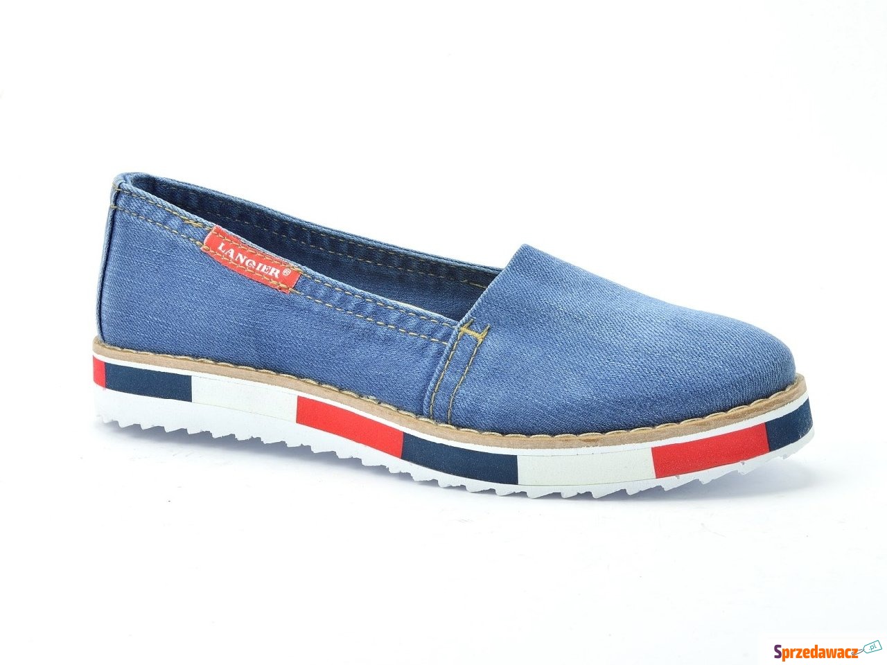 Baleriny  Lanqier 40C210 jeans