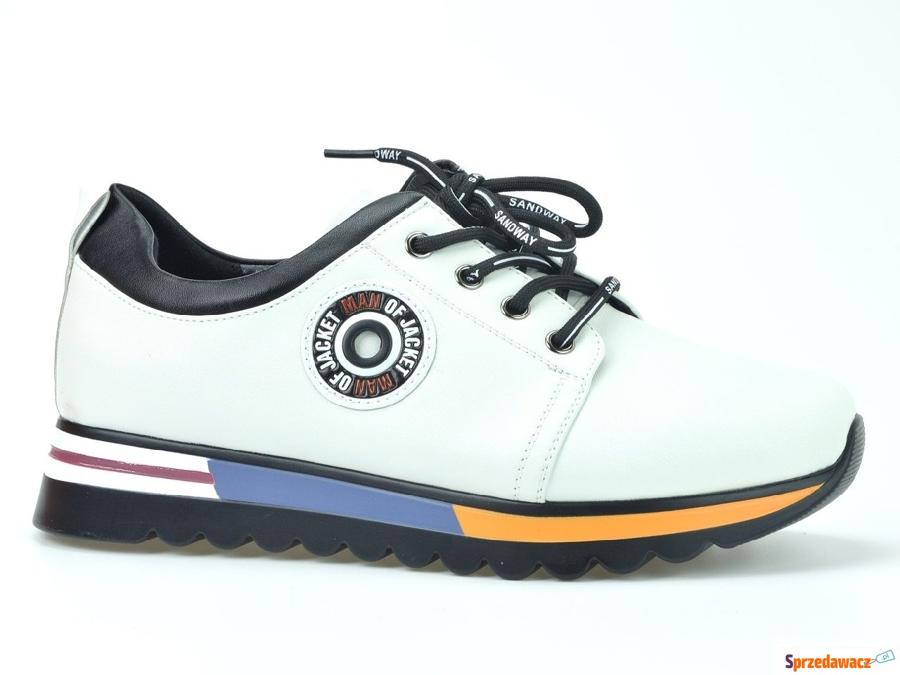 Półbuty Sandway D3672-2 biały