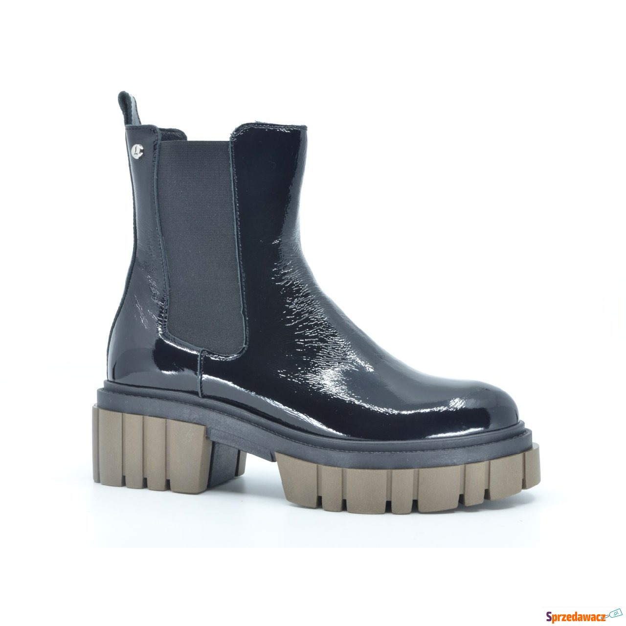 Botki  Lemar 60328 czarny naplak