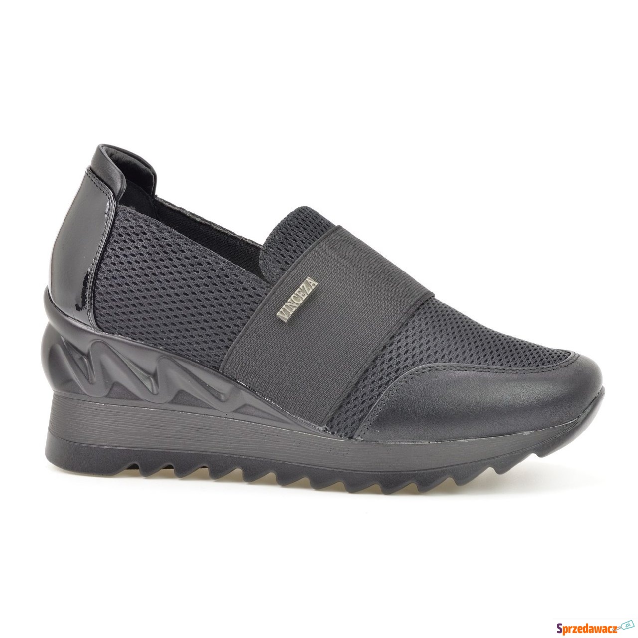 Półbuty Vinceza 10734  czarny