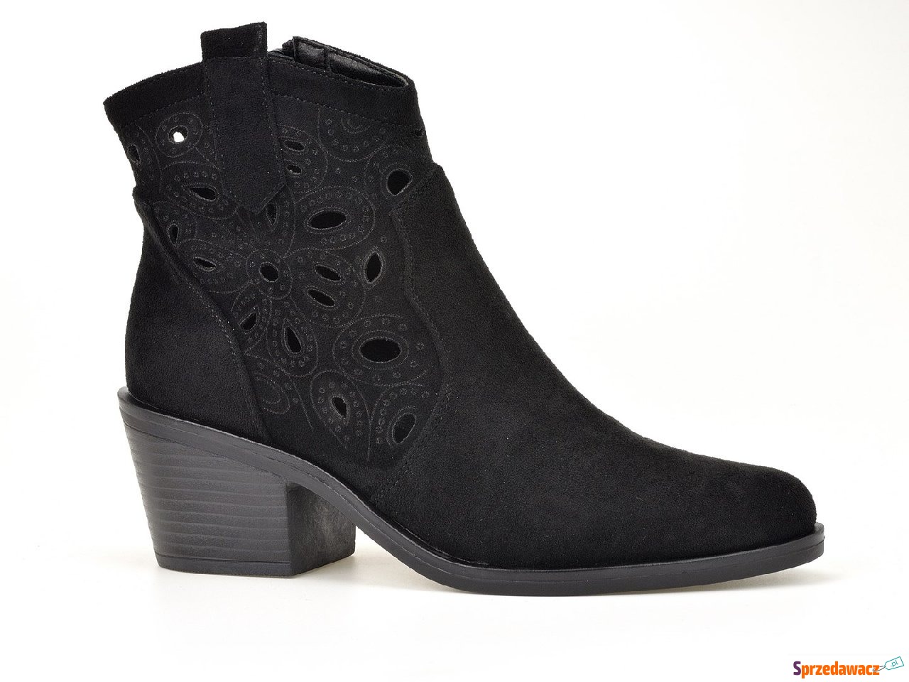 Botki S.Barski  HY30-86  czarny