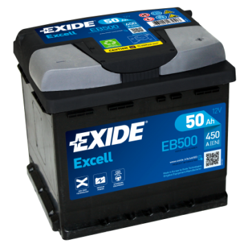 Akumulator Exide Excell 50Ah 450A prawy+
