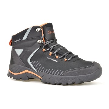 Obuwie trekkingowe  McKeylor 23-40101 czarny pomarańcz