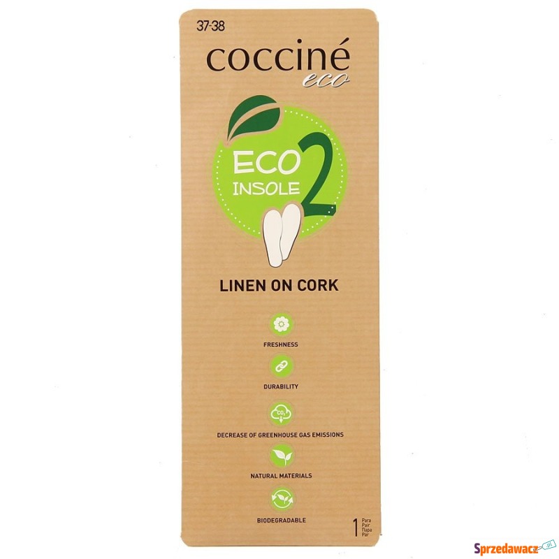 Wkładki do butów len na korku Coccine Eco - Akcesoria do butów - Skierniewice