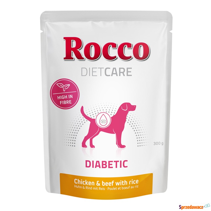 Rocco Diet Care Diabetic, kurczak i wołowina z... - Karmy dla psów - Ruda Śląska