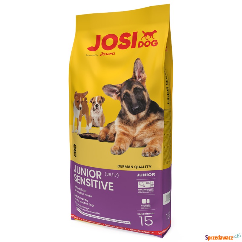 JosiDog Junior Sensitive - 15 kg - Karmy dla psów - Koszalin