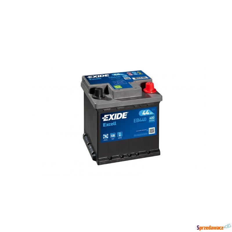Akumulator Exide Excell 44Ah 400A EB440 kostka... - Akumulatory - Kędzierzyn-Koźle