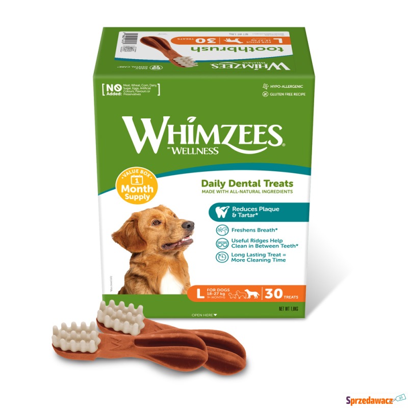 Whimzees by Wellness Monthly Toothbrush Box -... - Przysmaki dla psów - Białystok