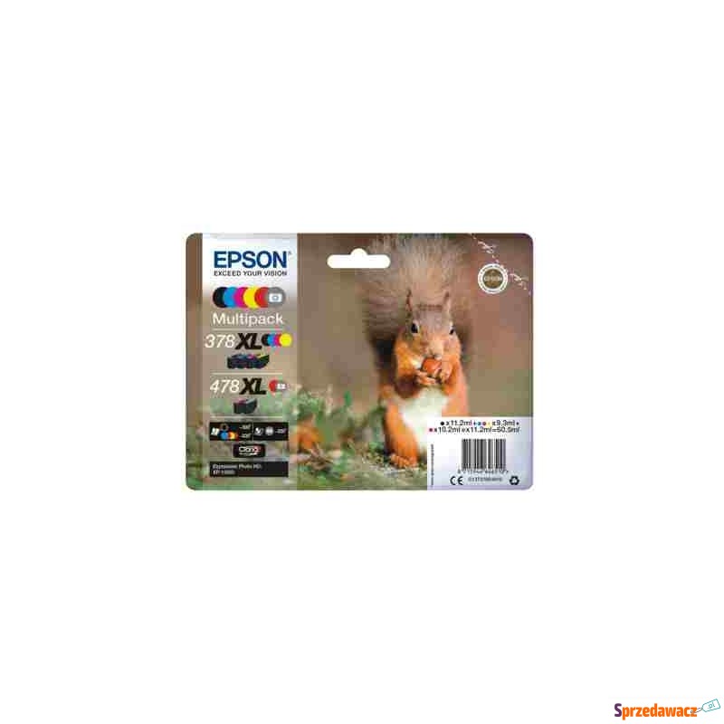 Tusze Oryginalne Epson 378 XL/478...