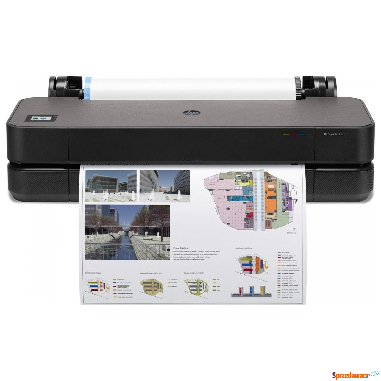 Kolorowa Ploter HP DesignJet T250...