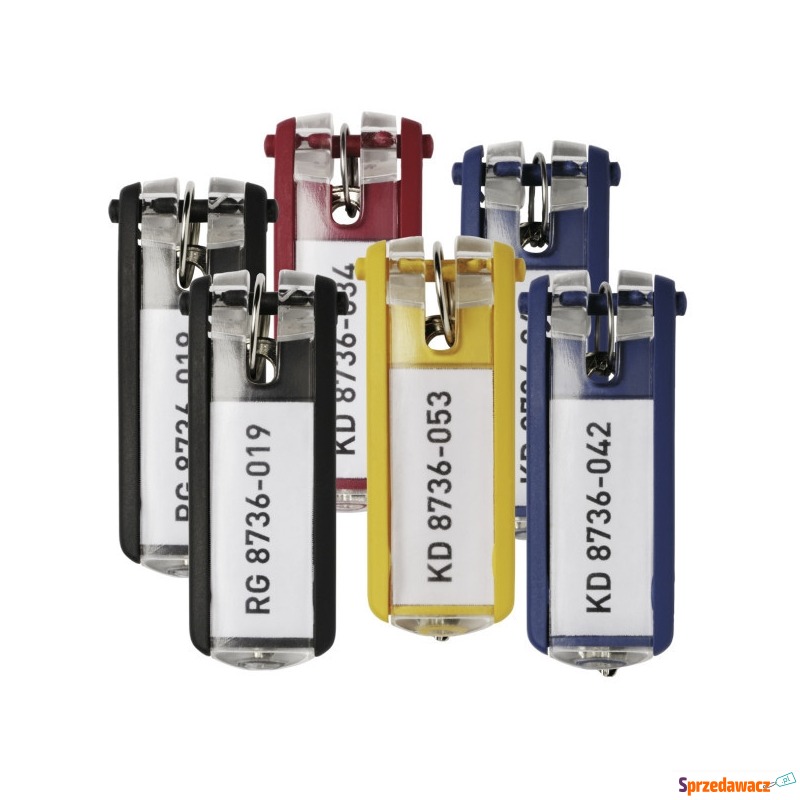 Zawieszka do klucza 6 sztuk Durable