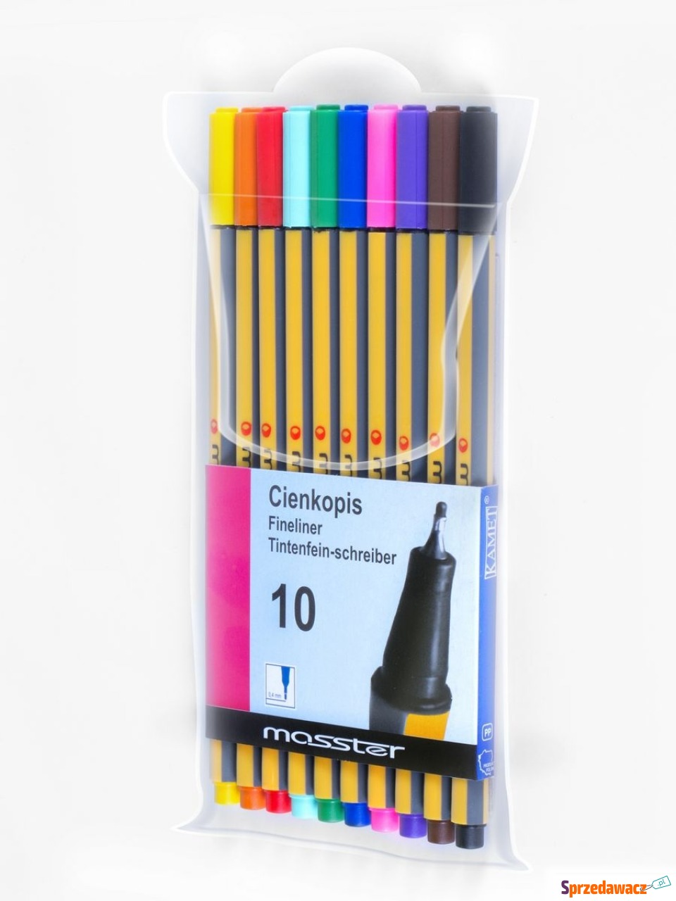 Cienkopis 0,4 Masster komplet 10...