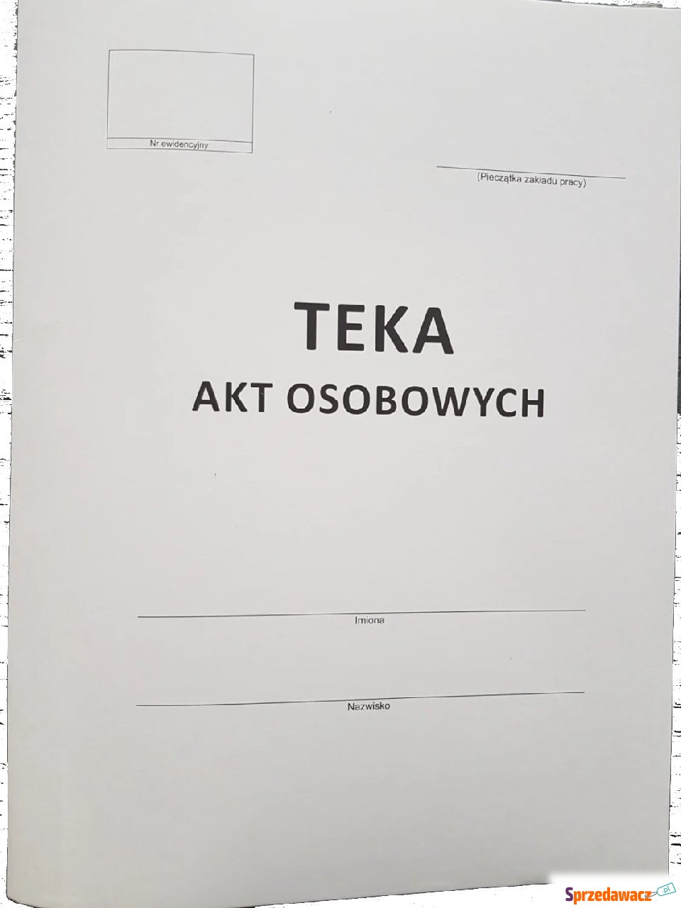 Teczka papierowa A4 do akt osobowych