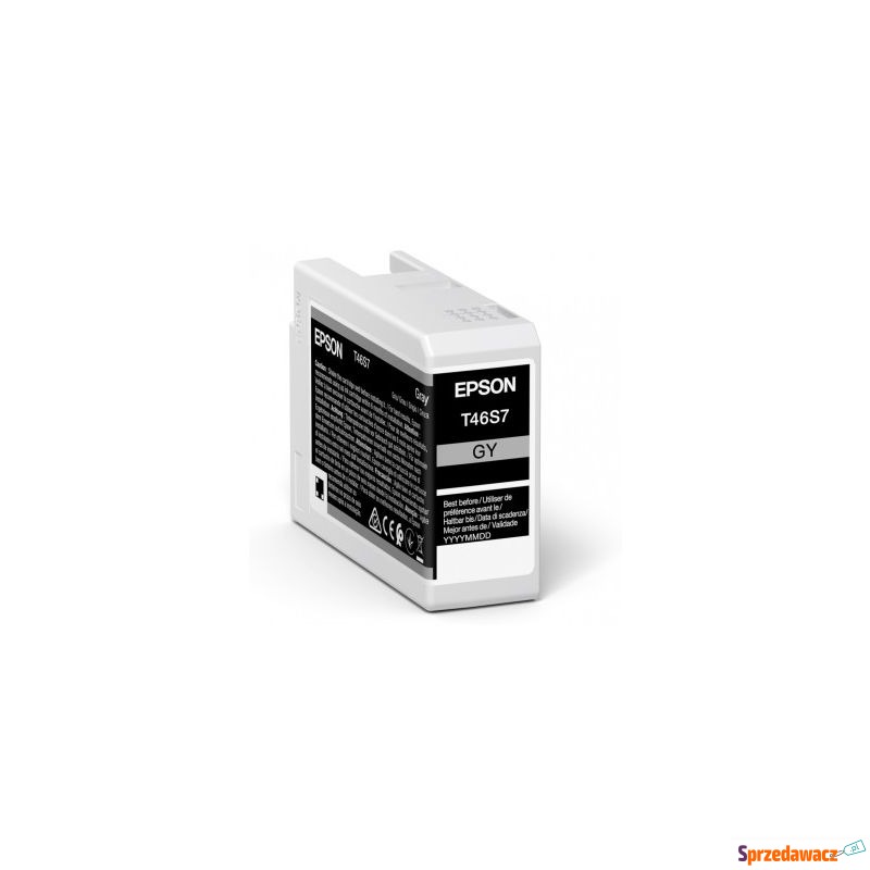 Tusz Oryginalny Epson T46S7 (C13T46S700) (Szary)... - Tusze, tonery - Siedlęcin