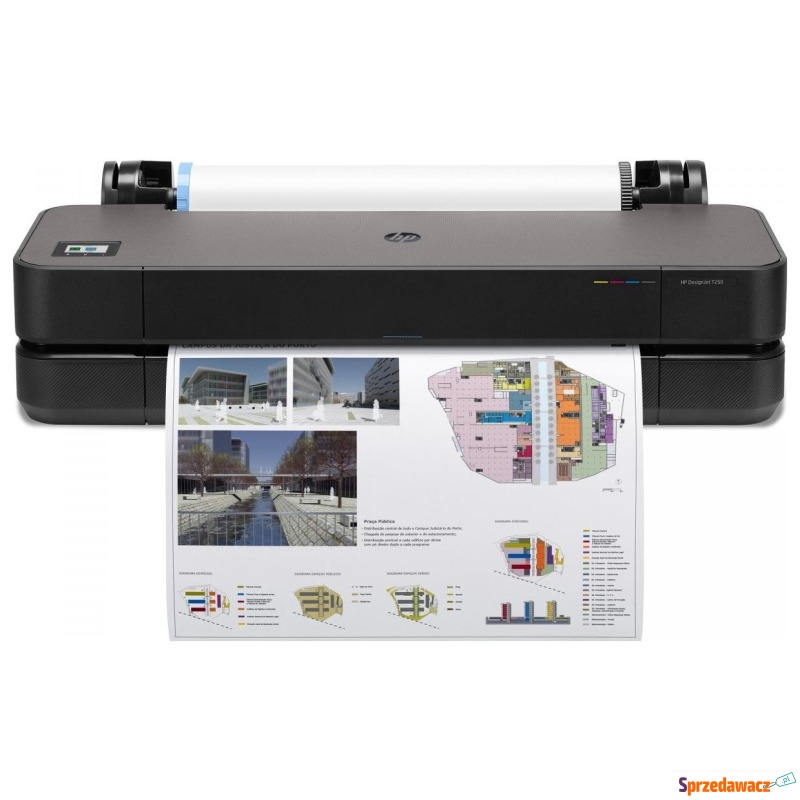 Kolorowa Ploter HP DesignJet T250 24-in Printer - Plotery - Kalisz
