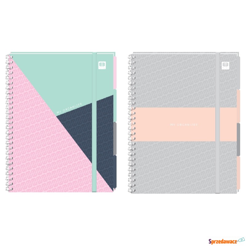 Organizer B6 105 kart BB pastelowy Interdruk - Notesy i zeszyty - Krosno