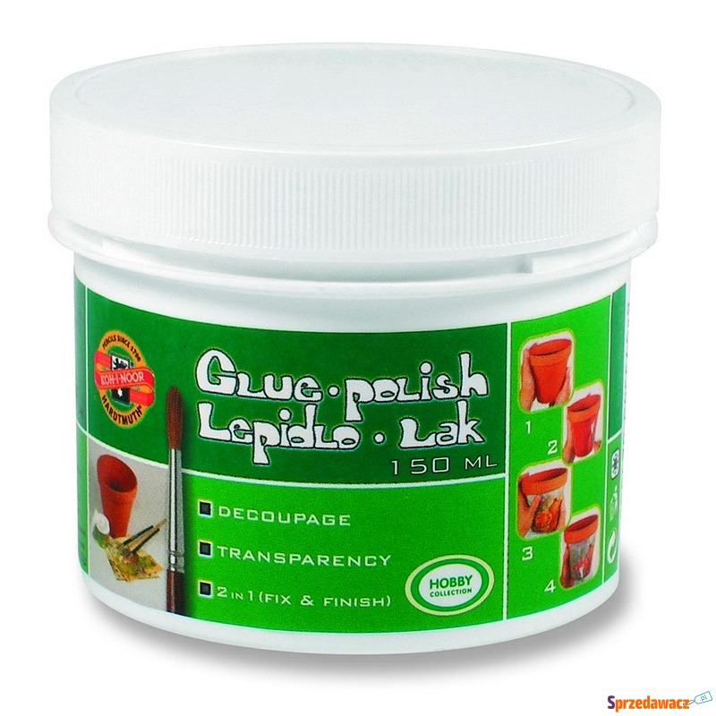 Klej lakier do decoupage 150ml Koh-i-noor - Pozostałe art. malarskie - Tarnobrzeg