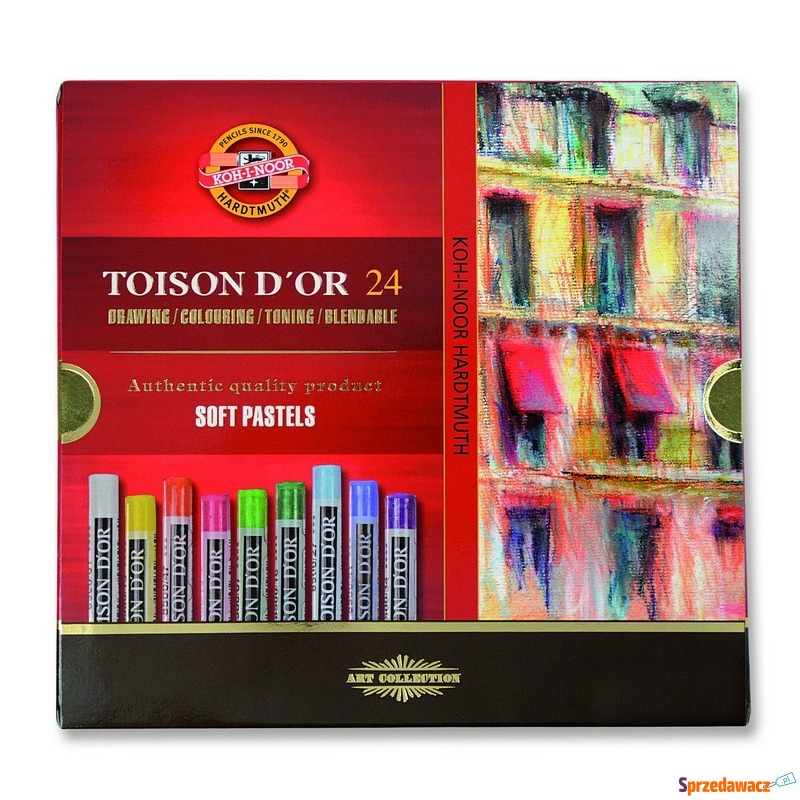 Kredki pastele suche 24 kolor Koh-i-noor - Kredki, pastele, blendery - Gorzów Wielkopolski