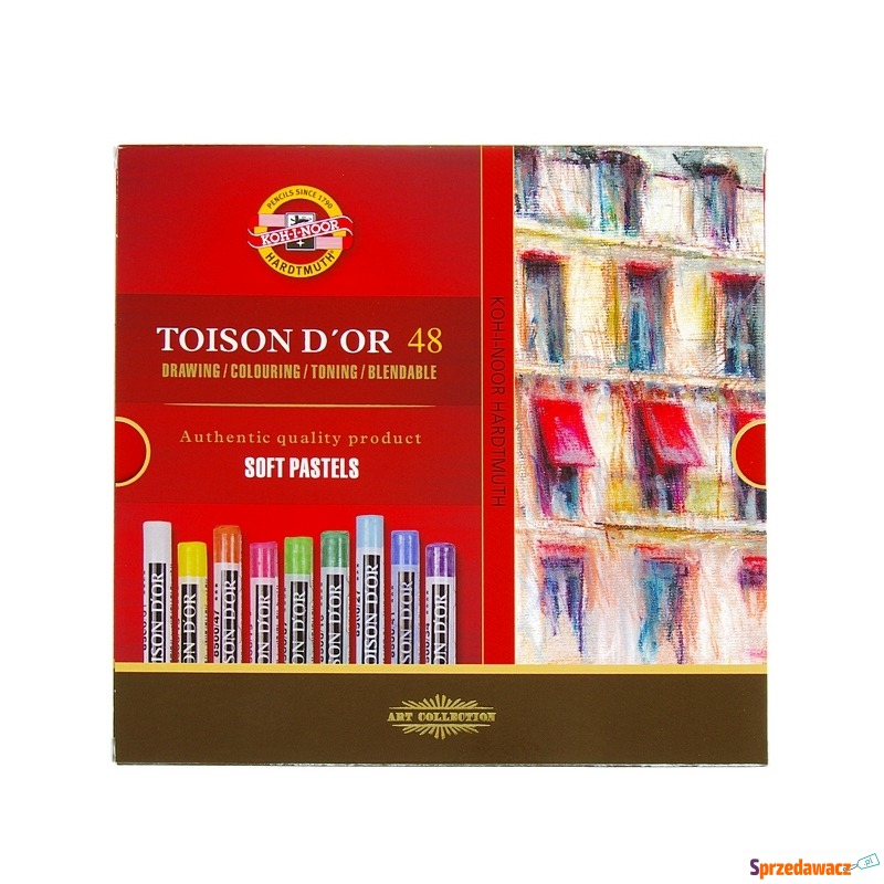 Kredki pastele suche 48 kolor Koh-i-noor - Kredki, pastele, blendery - Jelenia Góra