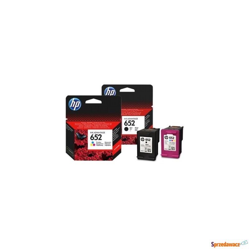 Tusze Oryginalne HP 652 (F6V25AE,...