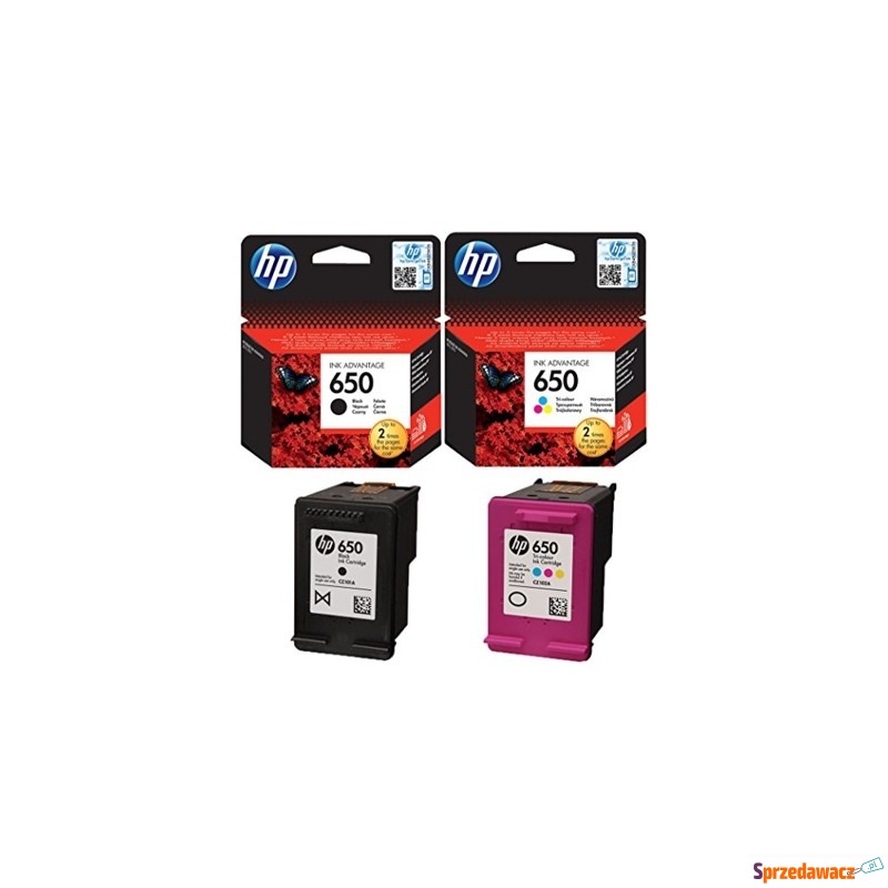 Tusze Oryginalne HP 650 (CZ101AE,...