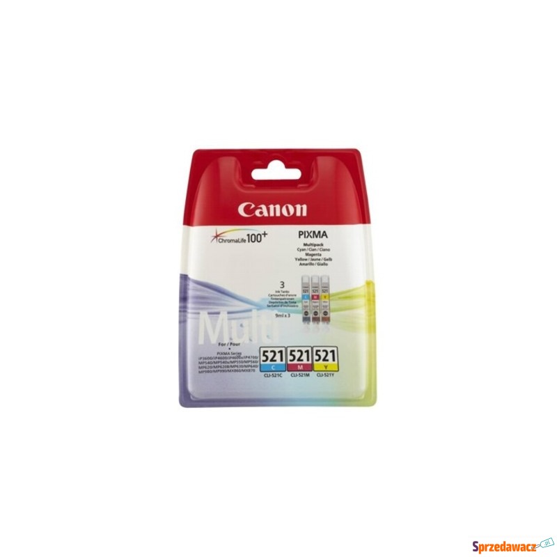 Tusze Oryginalne Canon CLI-521...