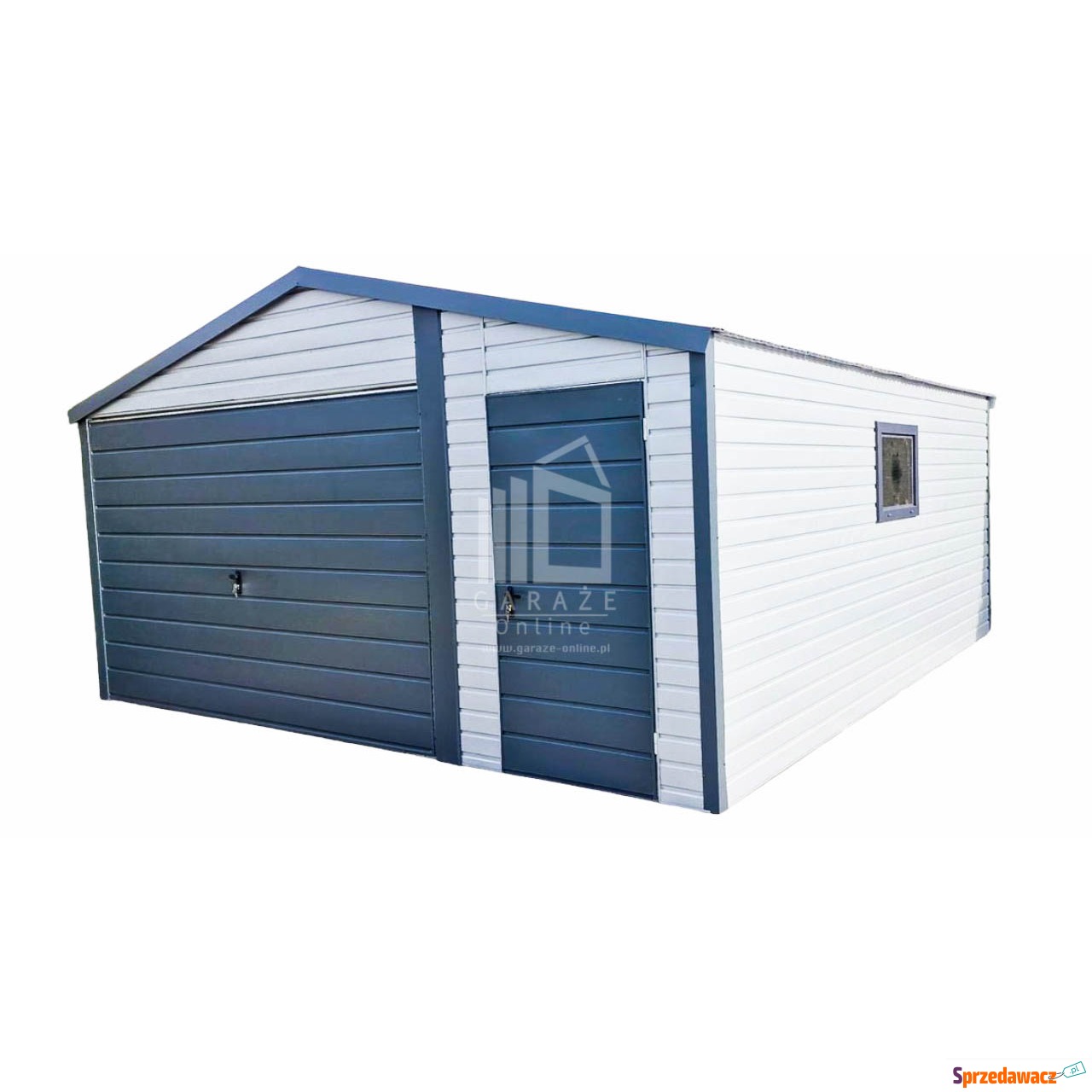 Garaż blaszany 5m x 6m poziom -...