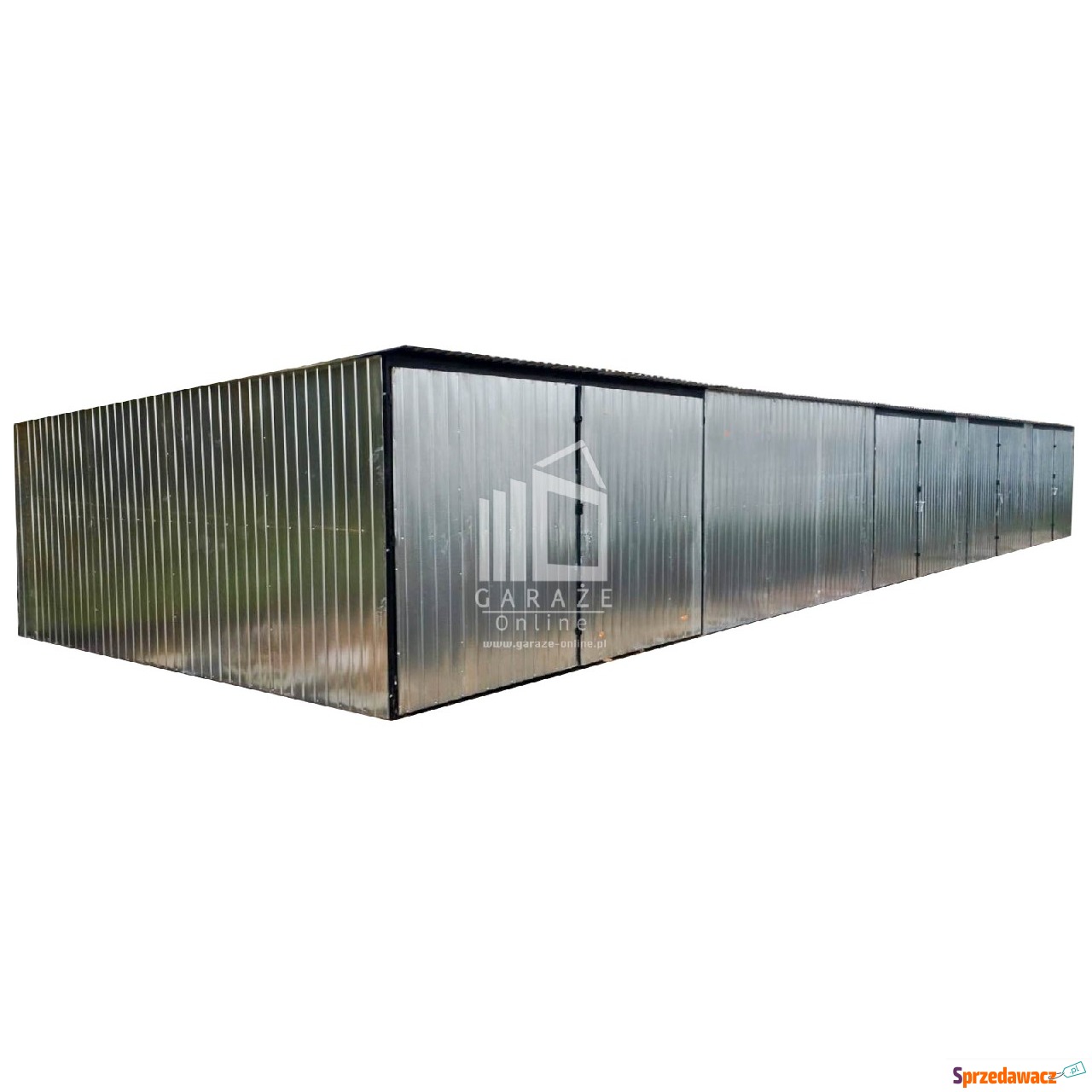 Garaż blaszany rząd 17,5m x 5m...