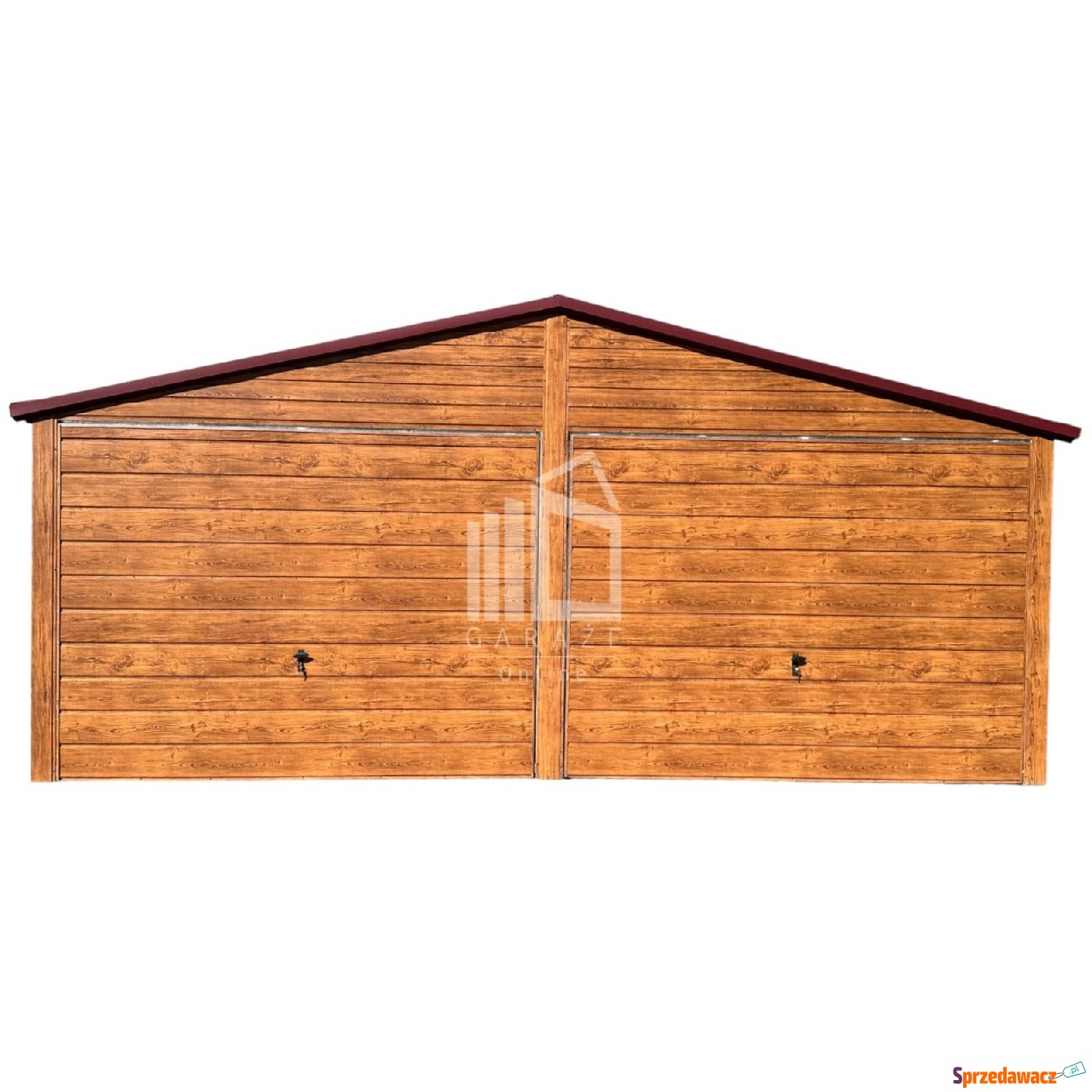 Garaż Blaszany 6x6m 2x Brama u...