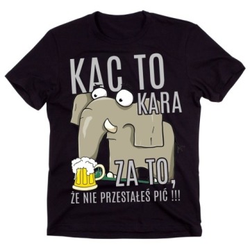 śmieszna koszulka męska