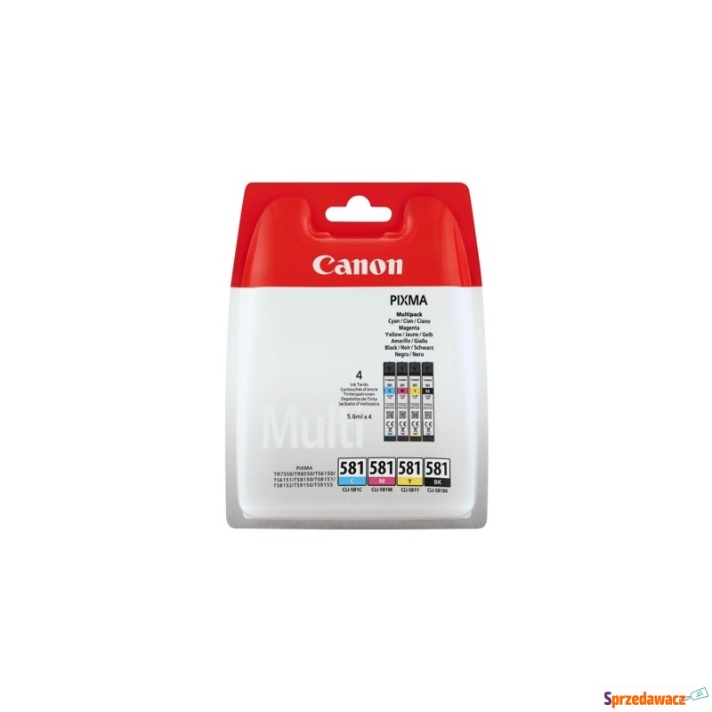 Tusze Oryginalne Canon CLI-581 CMYK (2103C004)... - Tusze, tonery - Bydgoszcz