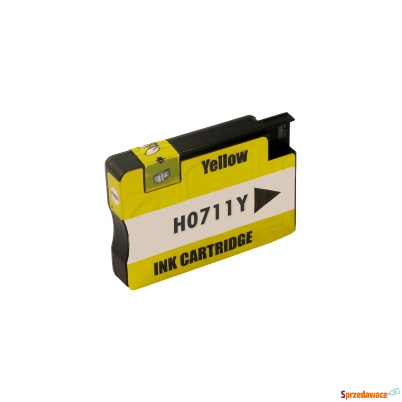 Tusz Zamiennik 711 do HP (CZ132A) (Żółty) - D... - Tusze, tonery - Konin