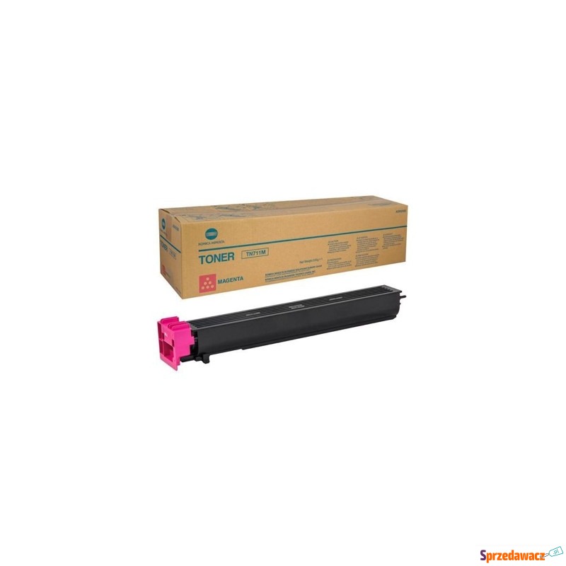 Toner Oryginalny KM TN-711M (A3VU350) (Purpurowy)... - Tusze, tonery - Kraków
