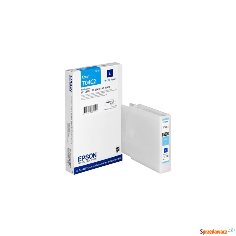 Tusz Oryginalny Epson T04C2 L (C13T04C240) (B... - Tusze, tonery - Wrocław