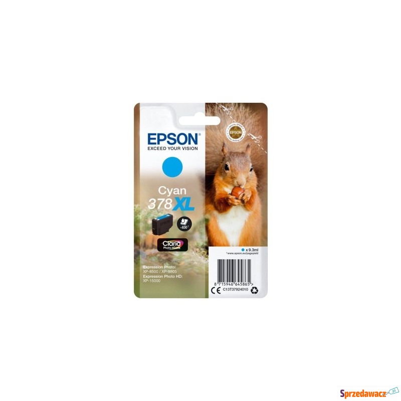 Tusz Oryginalny Epson 378 XL (C13T37924010) (... - Tusze, tonery - Ruda Śląska