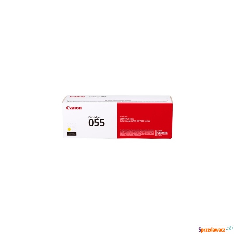 Toner Oryginalny Canon CRG-055Y (3013C002) (Ż... - Tusze, tonery - Wrocław