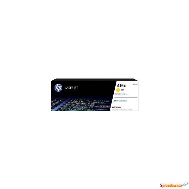 Toner Oryginalny HP 415X (W2032X) (Żółty) - D... - Tusze, tonery - Wałbrzych
