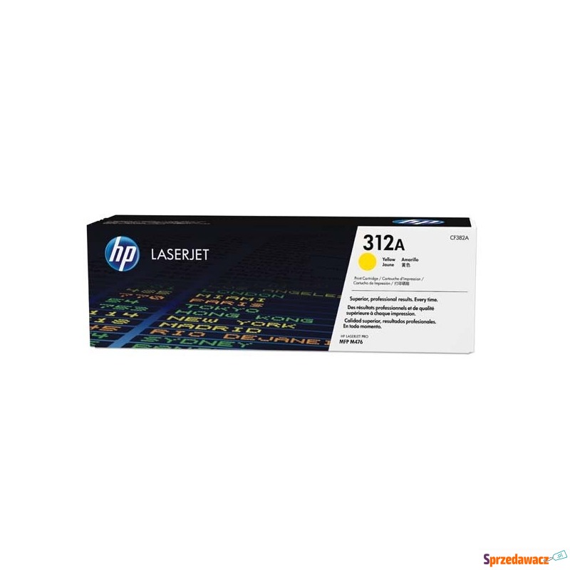 HP oryginalny toner CF382A, yellow, 2700s, 312A,... - Tusze, tonery - Ostrów Wielkopolski