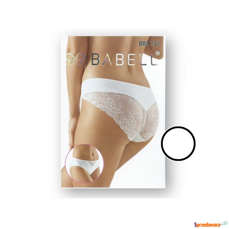 Figi damskie Babell BBL 131 białe