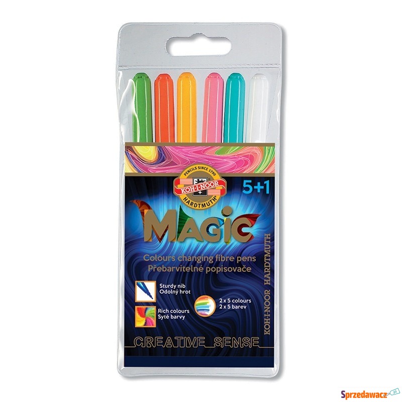 KIN FLAMASTRY 7716/12AB MAGIC 5+1