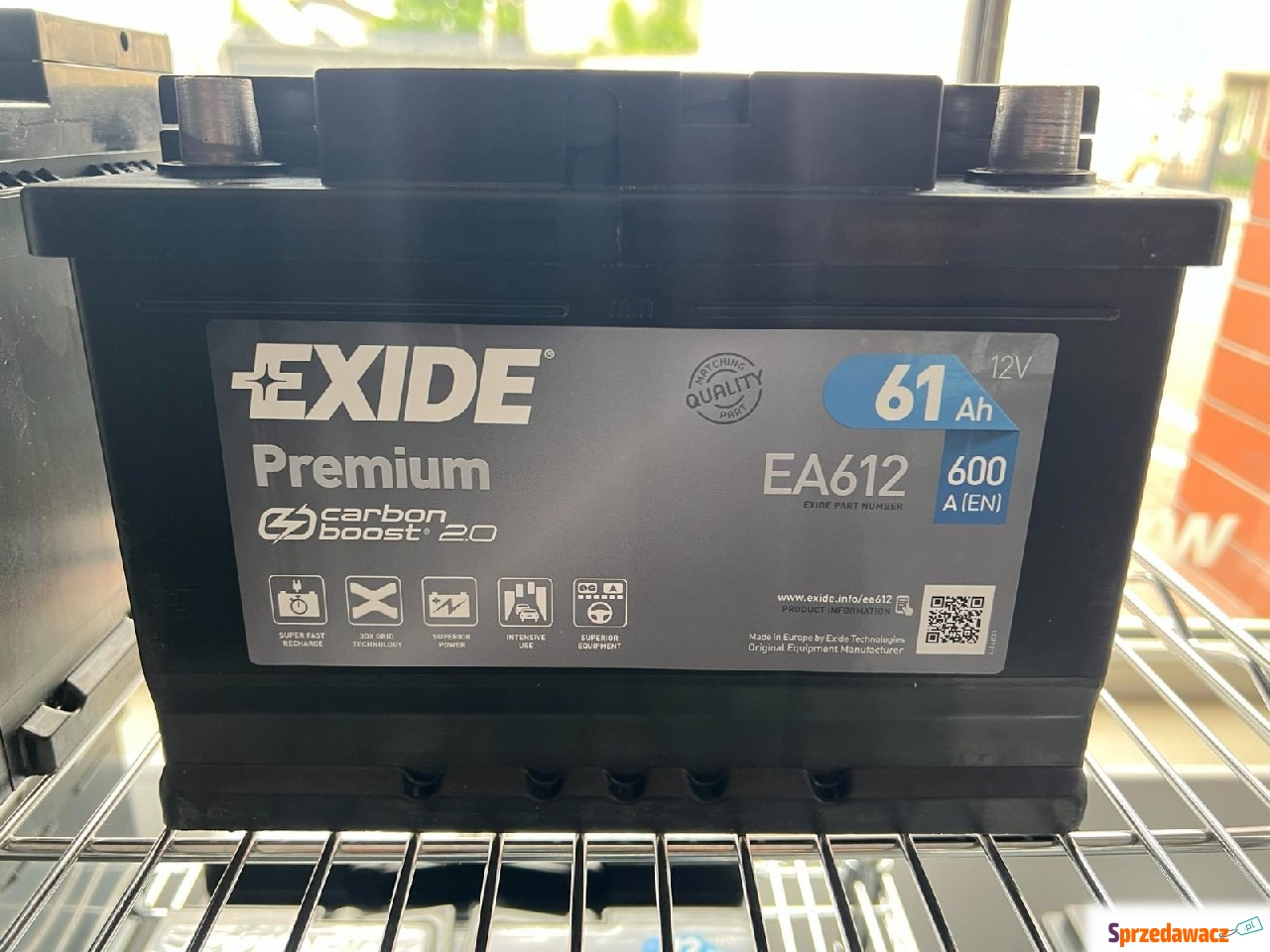 Akumulator 12V 61Ah 600A Exide...
