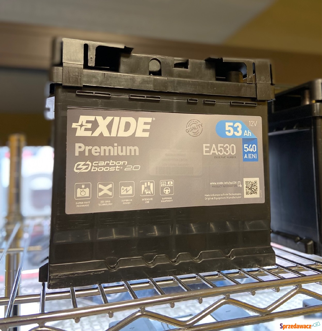 Akumulator 12V 53Ah 540A Exide...