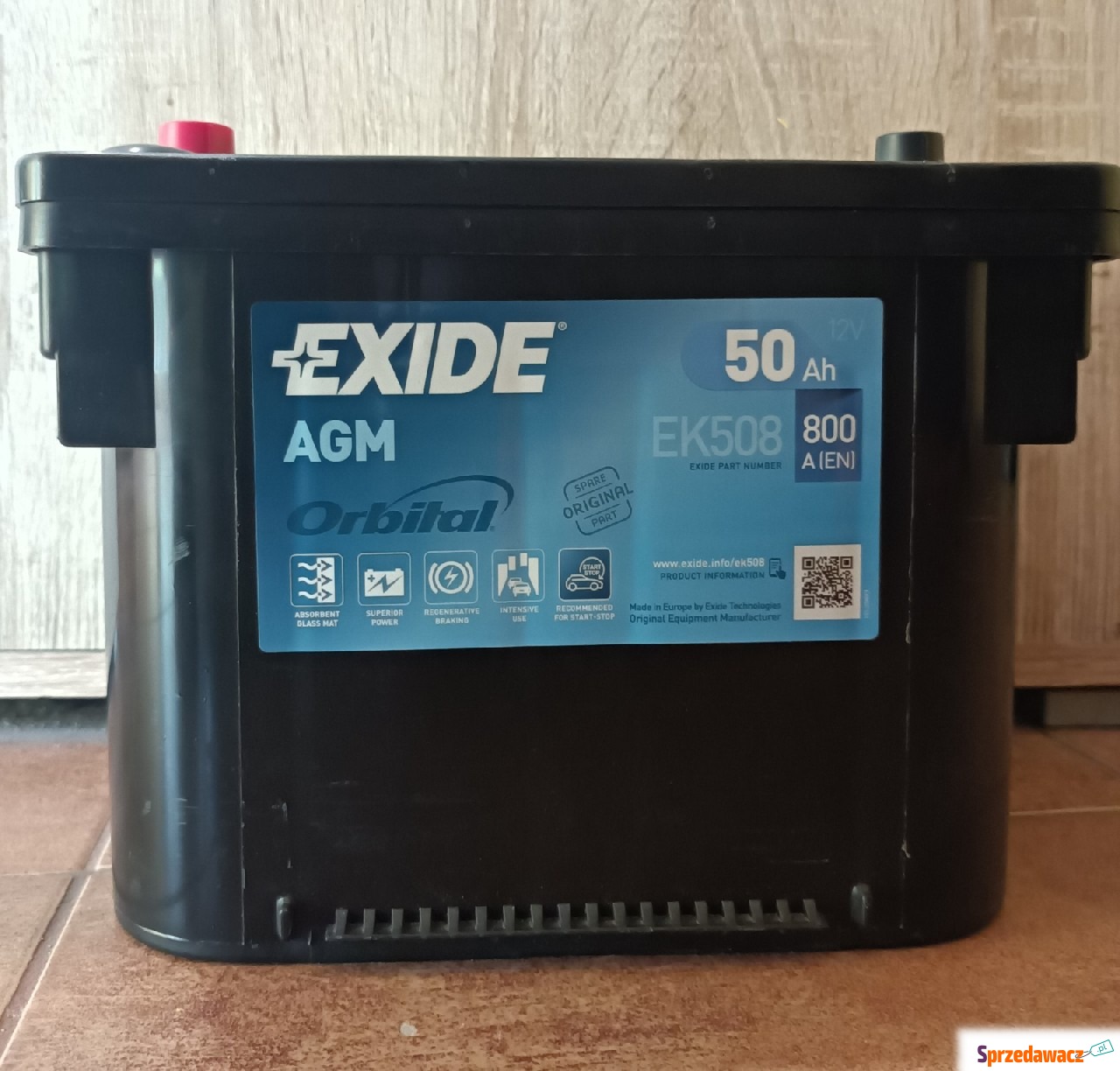 Akumulator AGM 12V 50Ah 800A O...