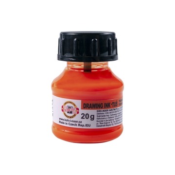 KIN TUSZ KREŚLARSKI  FLUORESCENCYJNY 1417901 POMARAŃCZOWY  20 G.